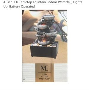 Modern Expressions LED 4 Tier Fountain NEW IN BOX